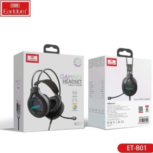 Earldom Wired Gaming Headset - Black: Lightweight, Immersive Sound